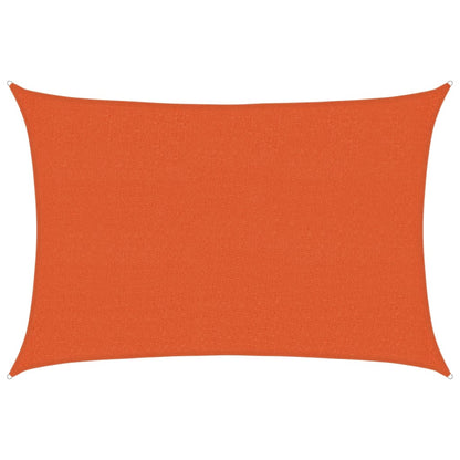 Sunshade Sail 160 g/m² Orange 2.5x4 m HDPE