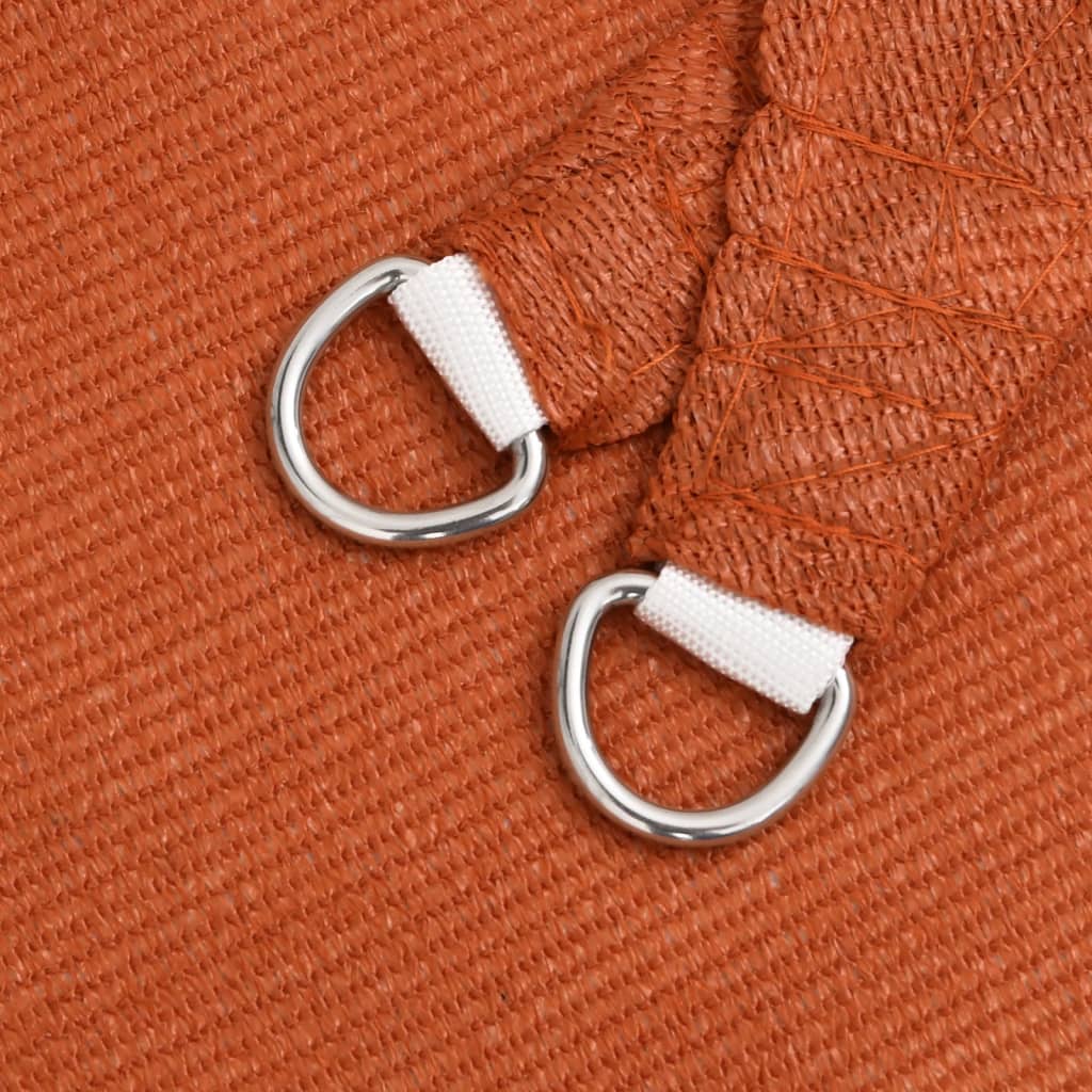 Sunshade Sail 160 g/m² Rectangular Orange 3x5 m HDPE