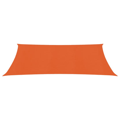 Sunshade Sail 160 g/m² Rectangular Orange 3x6 m HDPE