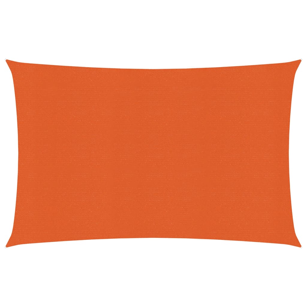 Sunshade Sail 160 g/m² Orange 3.5x4.5 m HDPE