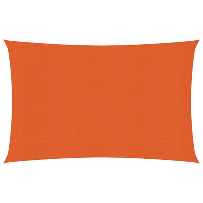 Sunshade Sail 160 g/m² Orange 3.5x4.5 m HDPE