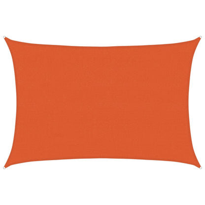 Sunshade Sail 160 g/m² Orange 3.5x5 m HDPE