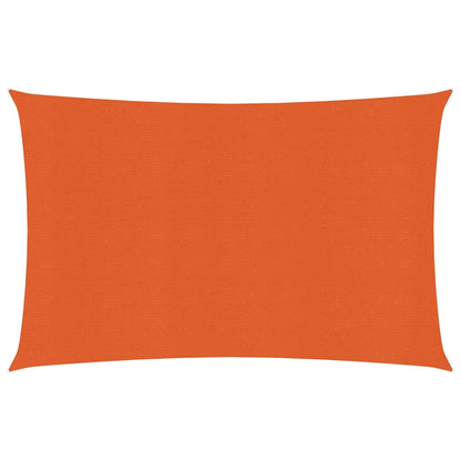 Sunshade Sail 160 g/m² Rectangular Orange 4x5 m HDPE