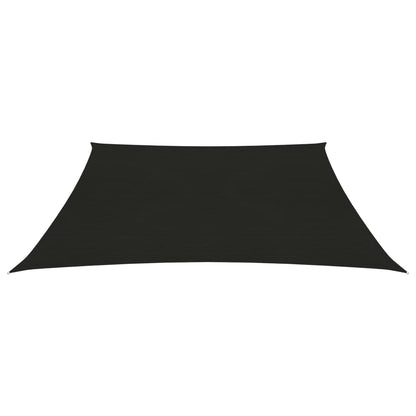 Sunshade Sail 160 g/m² Black 2.5x2.5 m HDPE