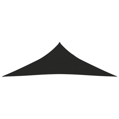 Sunshade Sail 160 g/m² Black 3x3x4.2 m HDPE