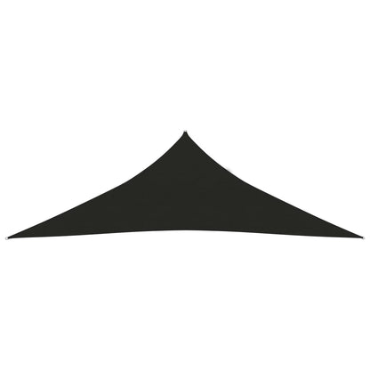 Sunshade Sail 160 g/m² Black 3.5x3.5x4.9 m HDPE