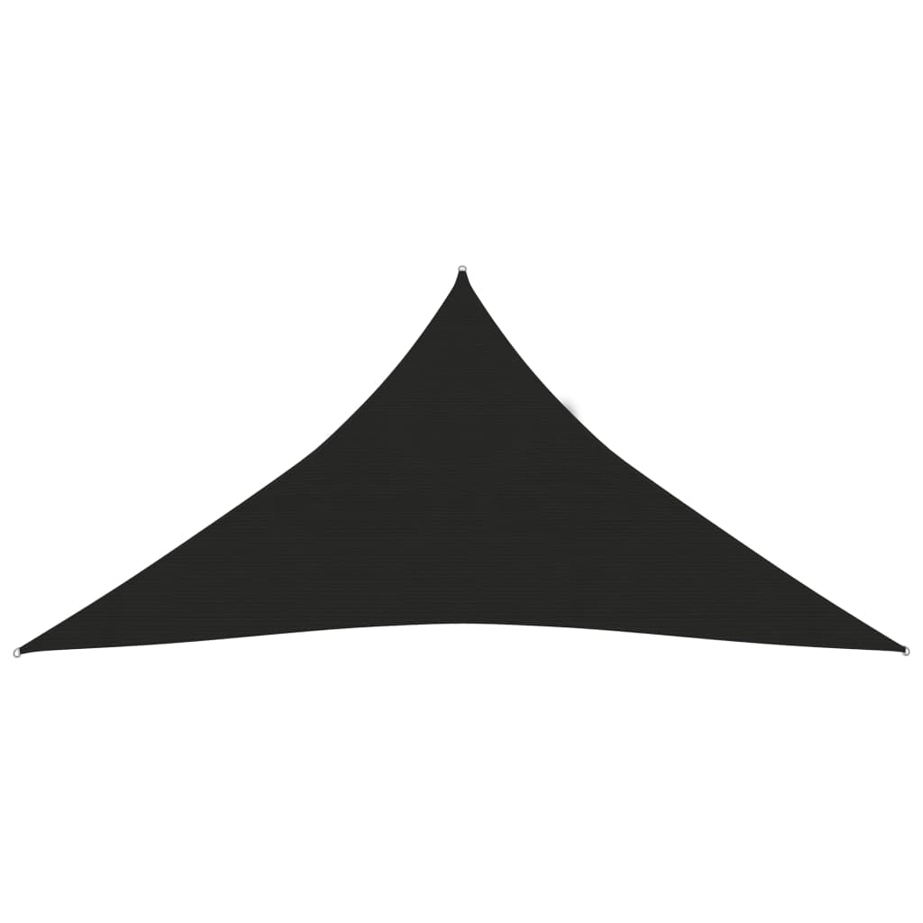 Sunshade Sail 160 g/m² Black 5x6x6 m HDPE