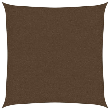 Sunshade Sail 160 g/m² Brown 3x3 m HDPE