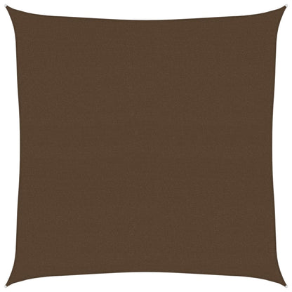 Sunshade Sail 160 g/m² Brown 4.5x4.5 m HDPE