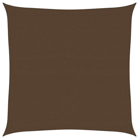 Sunshade Sail 160 g/m² Brown 4.5x4.5 m HDPE