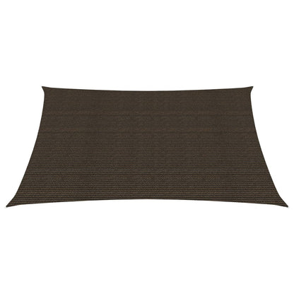 Sunshade Sail 160 g/m² Brown 2x2.5 m HDPE