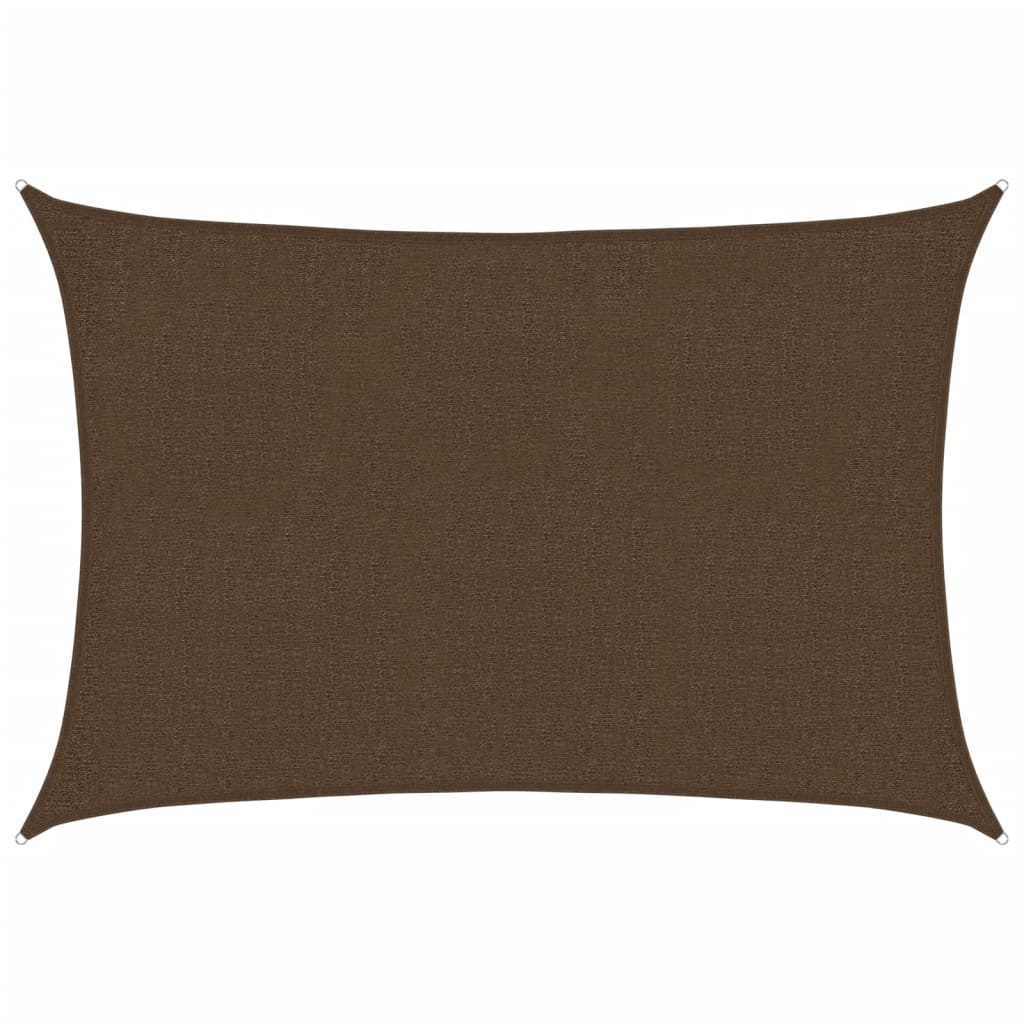 Sunshade Sail 160 g/m² Brown 2x3 m HDPE