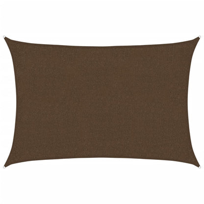 Sunshade Sail 160 g/m² Brown 2x3 m HDPE