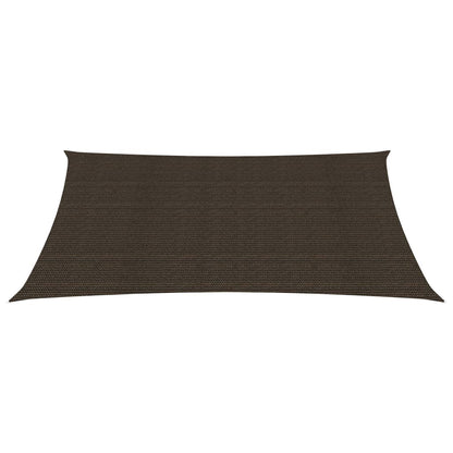 Sunshade Sail 160 g/m² Brown 2x3.5 m HDPE