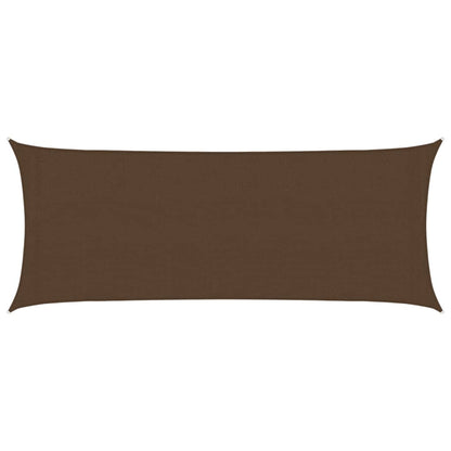 Sunshade Sail 160 g/m² Brown 2x5 m HDPE