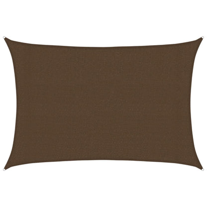 Sunshade Sail 160 g/m² Brown 3x4.5 m HDPE