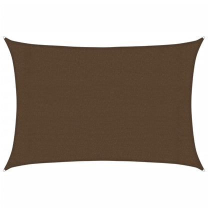 Sunshade Sail 160 g/m² Brown 3x5 m HDPE