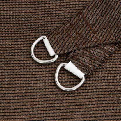 Sunshade Sail 160 g/m² Brown 3x6 m HDPE