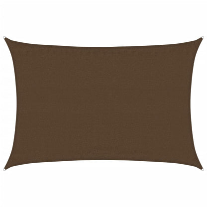 Sunshade Sail 160 g/m² Brown 3.5x4.5 m HDPE