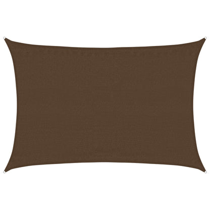 Sunshade Sail 160 g/m² Brown 3.5x5 m HDPE