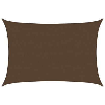 Sunshade Sail 160 g/m² Brown 5x7 m HDPE