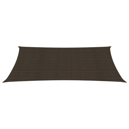 Sunshade Sail 160 g/m² Brown 5x8 m HDPE