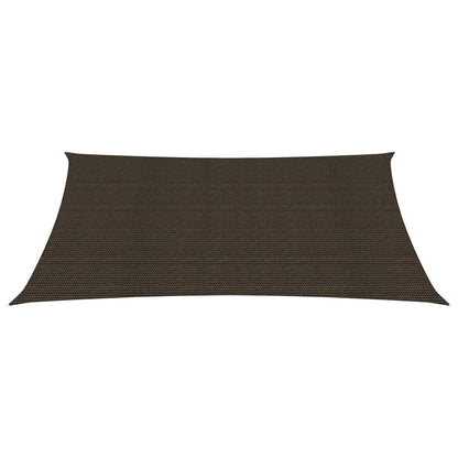 Sunshade Sail 160 g/m² Brown 6x7 m HDPE