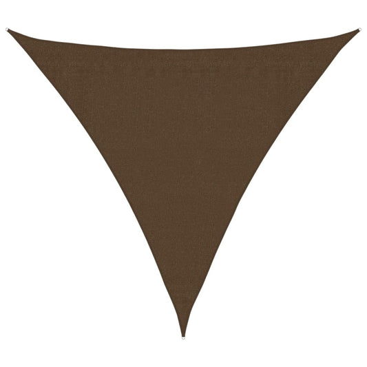 Sunshade Sail 160 g/m² Brown 3.6x3.6x3.6 m HDPE