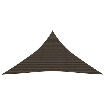 Sunshade Sail 160 g/m² Brown 3x4x4 m HDPE