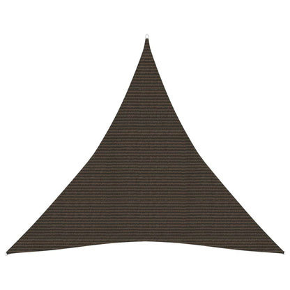 Sunshade Sail 160 g/m² Brown 4x4x4 m HDPE