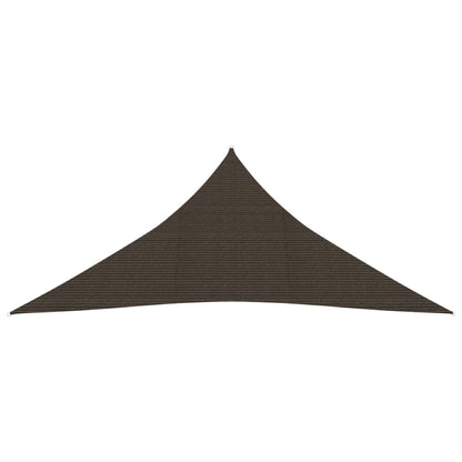 Sunshade Sail 160 g/m² Brown 4x4x4 m HDPE