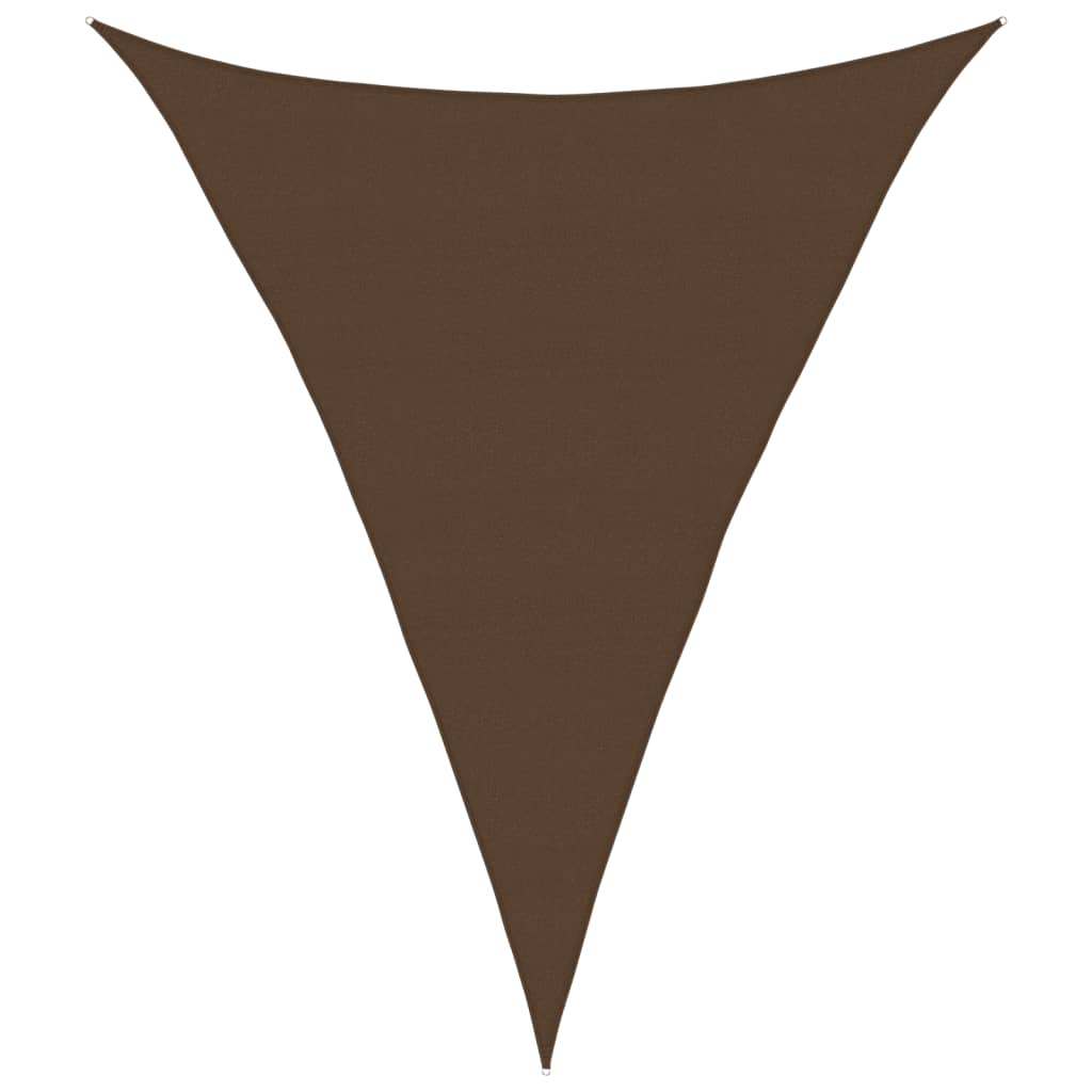 Sunshade Sail 160 g/m² Brown 5x6x6 m HDPE