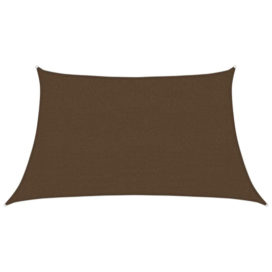 Sunshade Sail 160 g/m² Brown 3/4x2 m HDPE