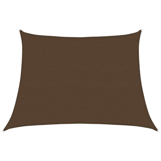 Sunshade Sail 160 g/m² Brown 4/5x3 m HDPE