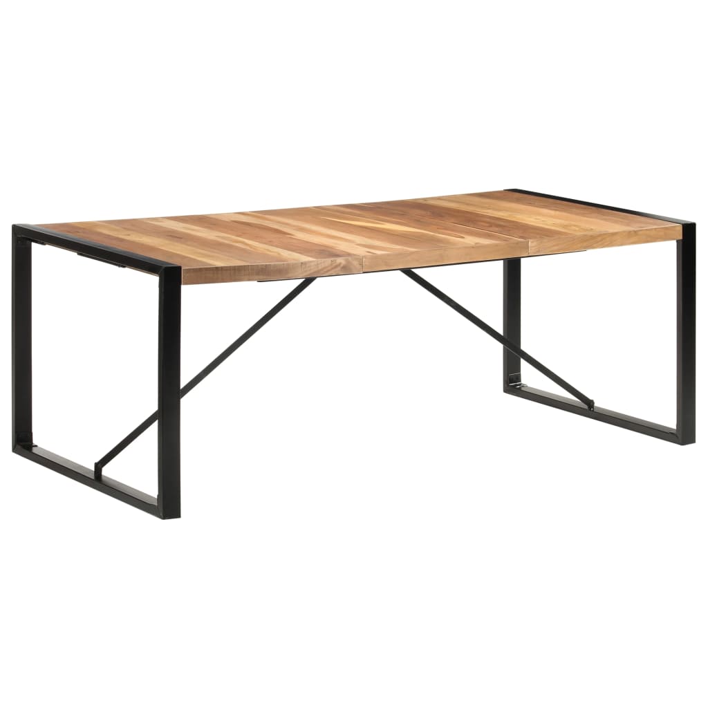 Dining Table 200x100x75 cm Solid Wood