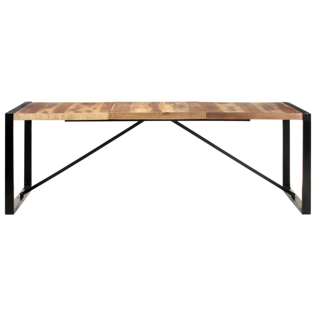 Dining Table 220x100x75 cm Solid Wood