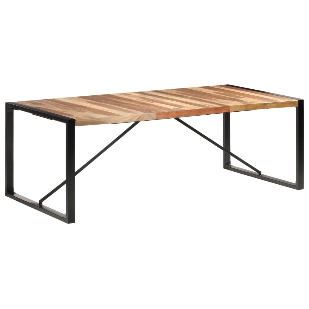 Dining Table 220x100x75 cm Solid Wood