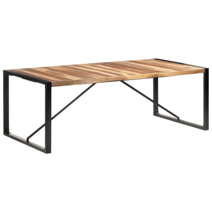 Dining Table 220x100x75 cm Solid Wood