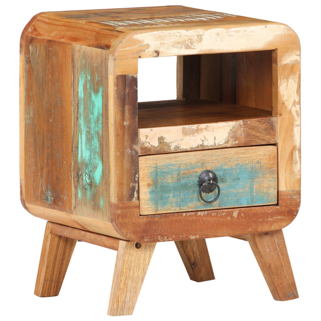 Bedside Cabinet 30x30x41 cm Solid Reclaimed Wood