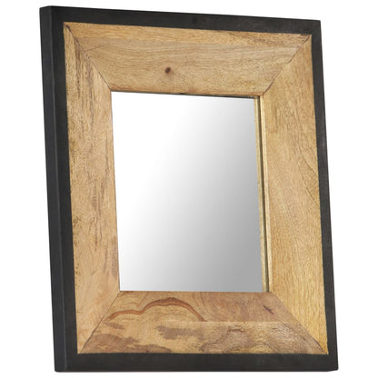 Mirror 50x50 cm Solid Mango Wood