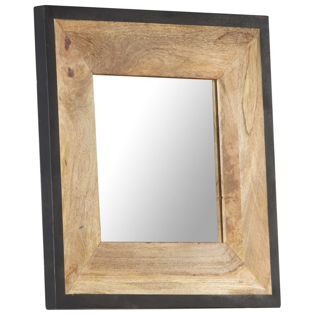 Mirror 50x50 cm Solid Mango Wood