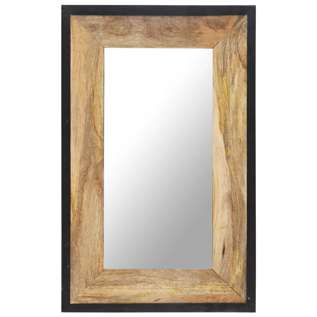 Mirror 80x50 cm Solid Mango Wood