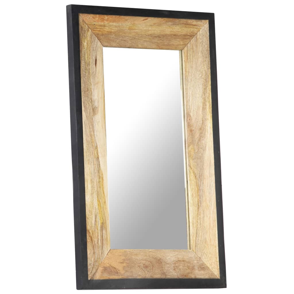 Mirror 80x50 cm Solid Mango Wood