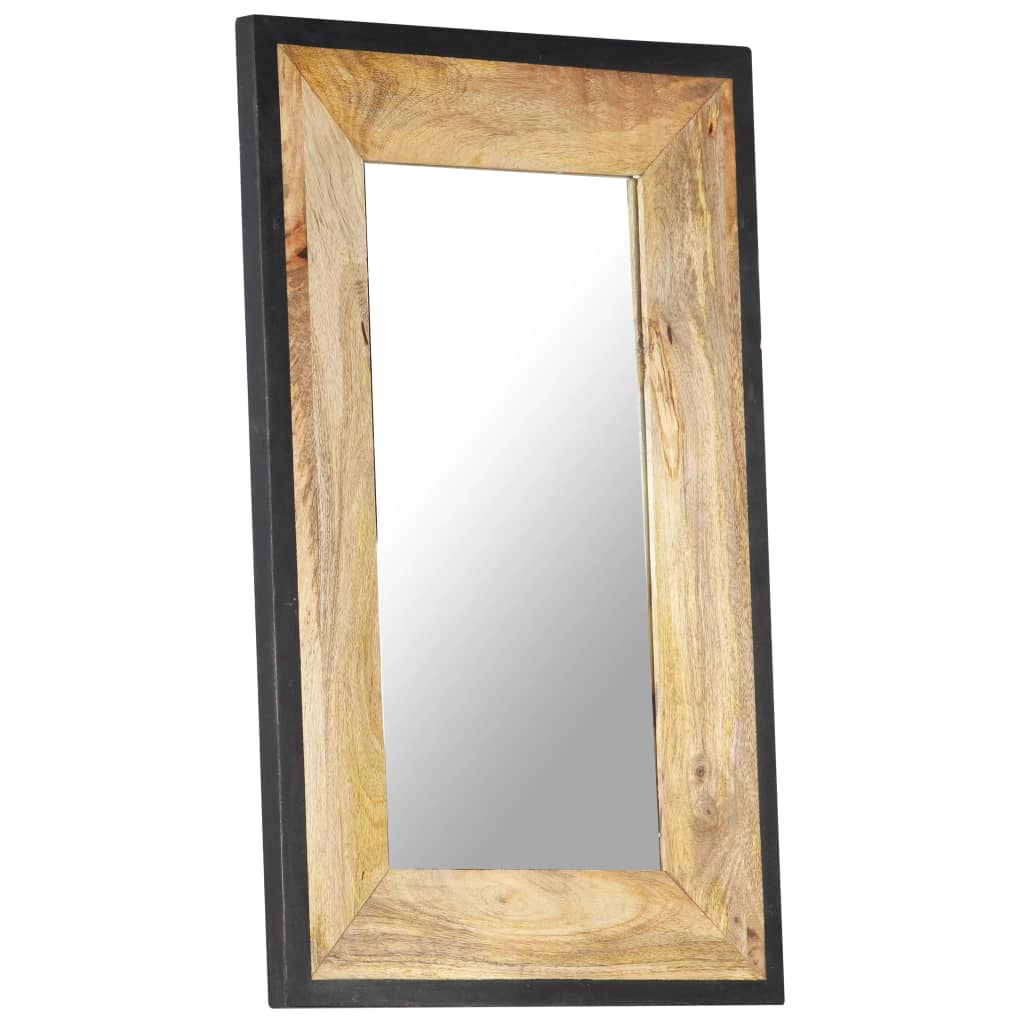 Mirror 80x50 cm Solid Mango Wood