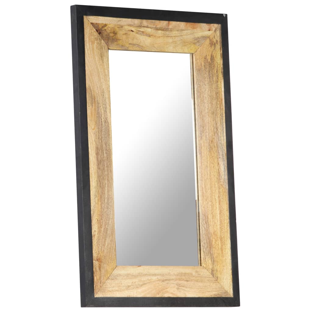 Mirror 80x50 cm Solid Mango Wood