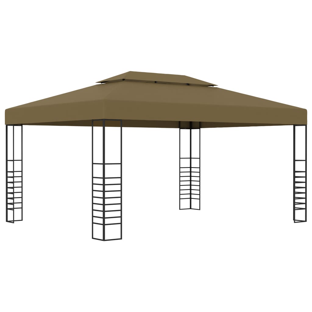 Gazebo 3x4 m Taupe 180 g/m²