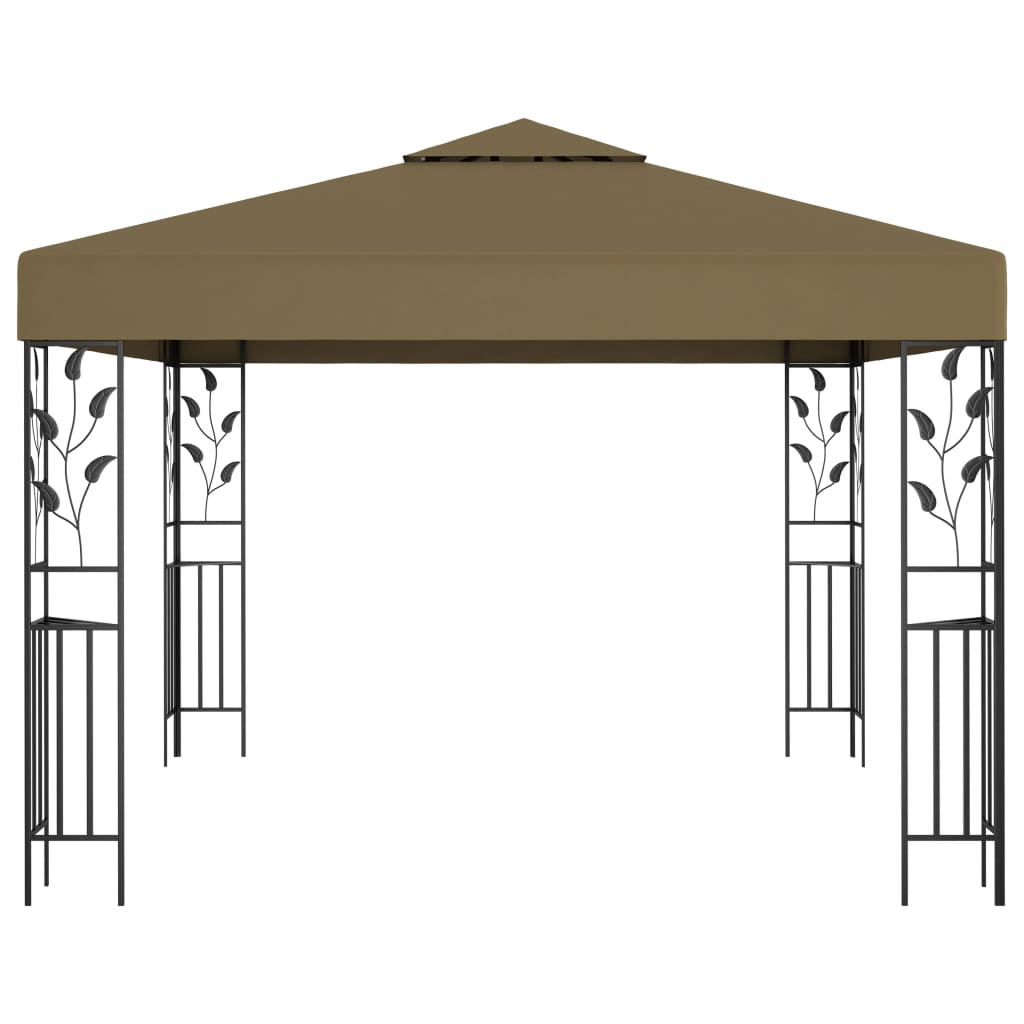 Gazebo 3x3 m Taupe 180 g/m²