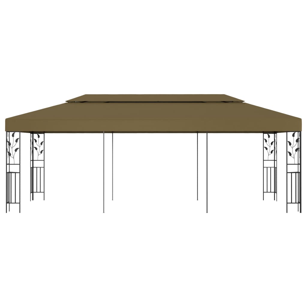 Gazebo 6x3 m Taupe 180 g/m²