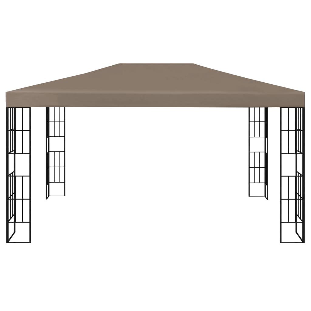 Gazebo 4x3 m Taupe