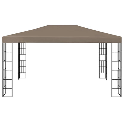 Gazebo 4x3 m Taupe